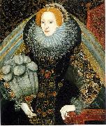 unknow artist Portrait of Elizabeth I of England Spain oil painting artist